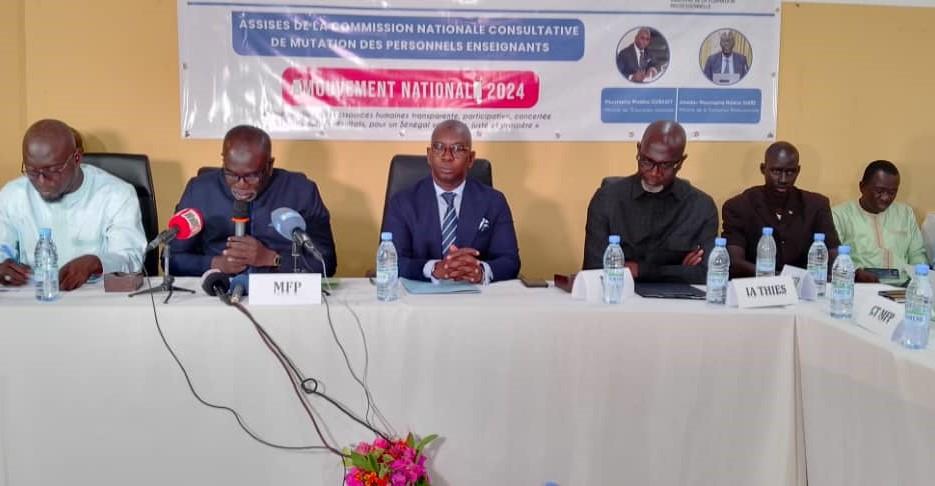 Démarrage des travaux de la commission nationale de mutation des personnels enseignants à Saly.