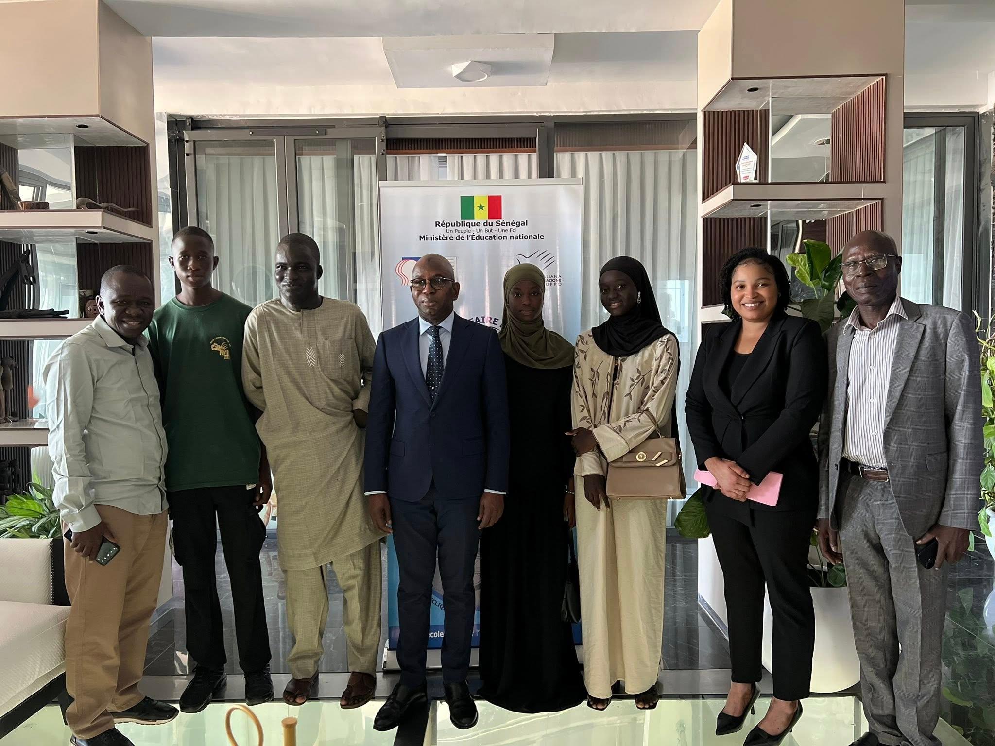 Un exemple de résilience et d’excellence : le Ministre de l’Éducation nationale rend hommage à Pape Natango Mbaye