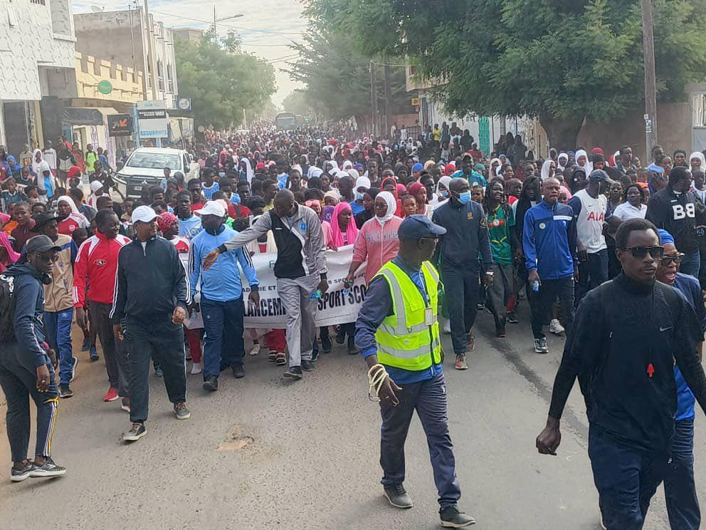 Louga : une randonnée pédestre pour lancer officiellement les activités du sport scolaire
