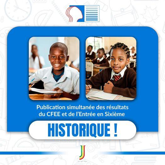 Une nouvelle ère pour les examens au sénégal : résultats du cfee et de l'entrée en sixième publiés simultanément