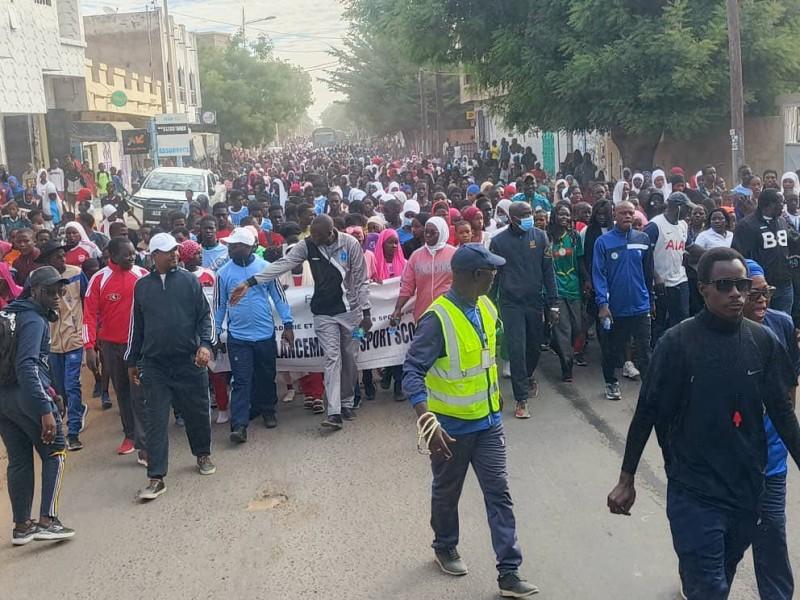 Louga : une randonnée pédestre pour lancer officiellement les activités du sport scolaire